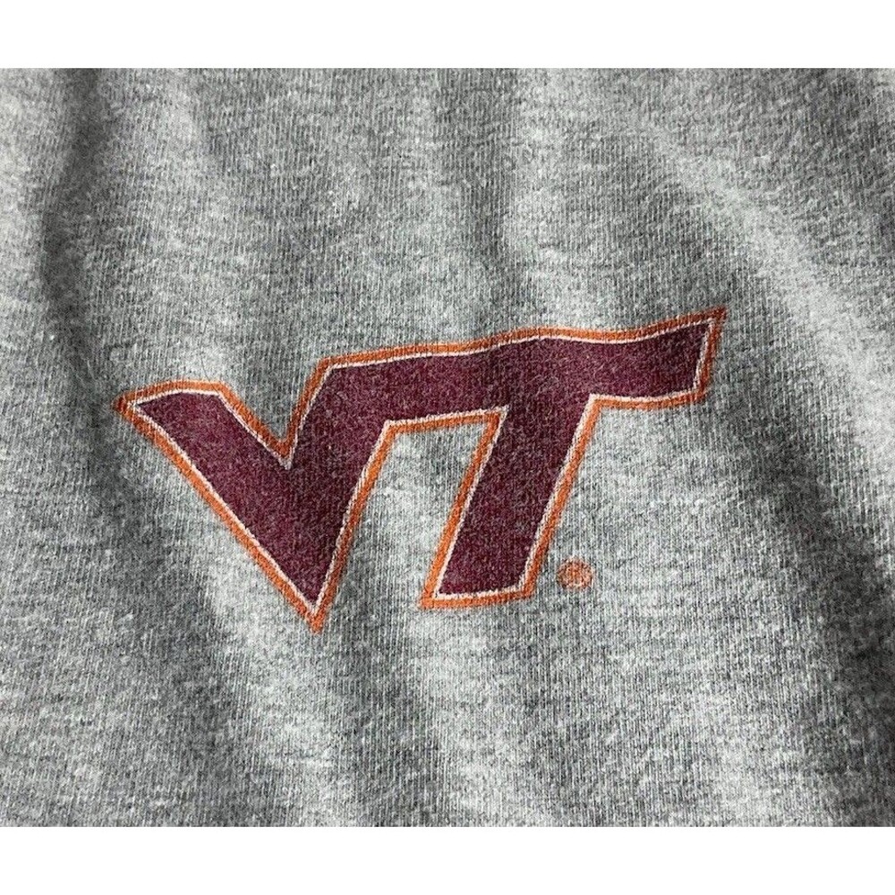 Virginia Tech University Sweatpants Child Size 6 Gray Hokies Athletic READ
